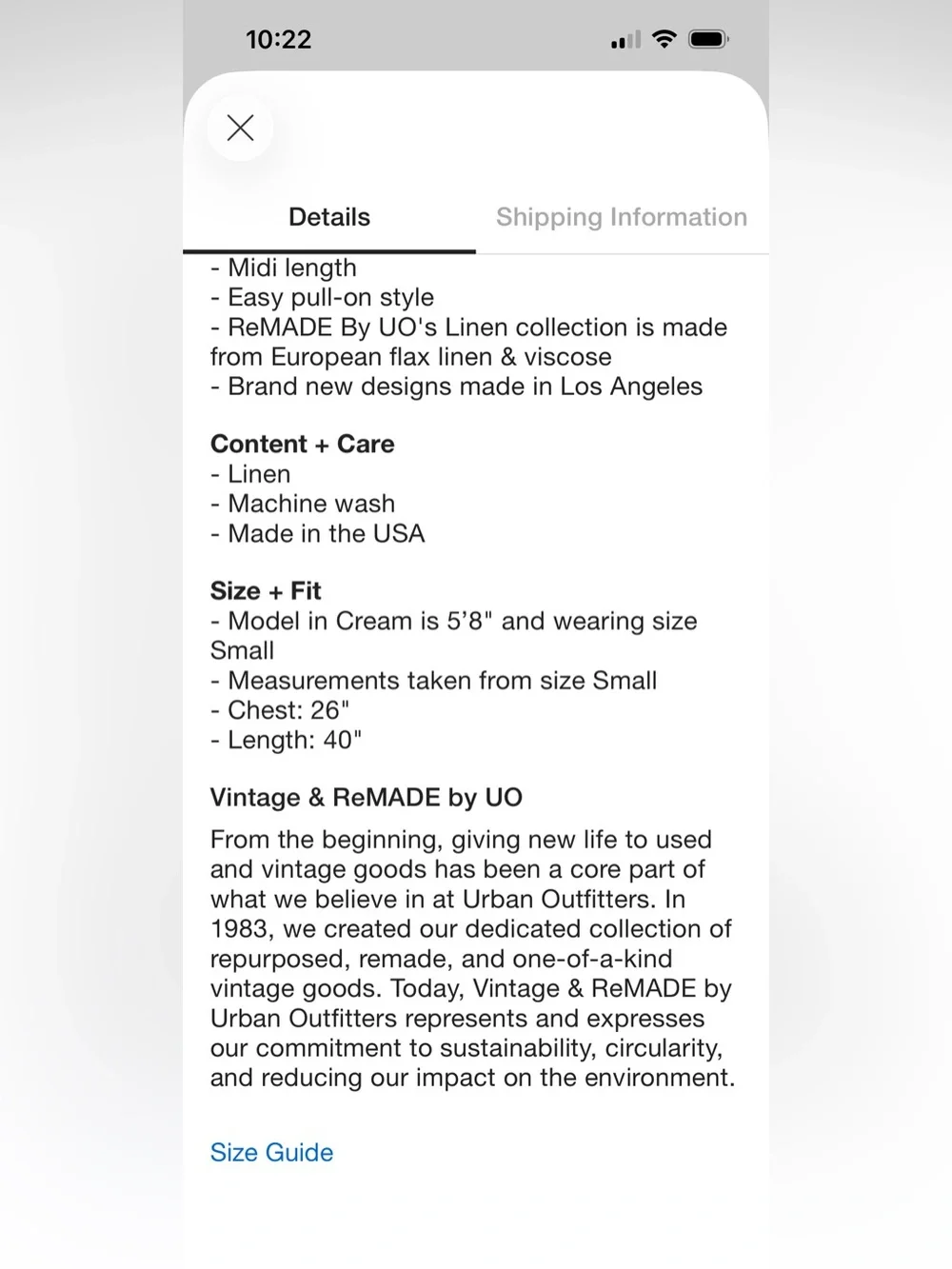 Urban Outfitters Strapless Linen Midi Dress - Picture 6 of 6
